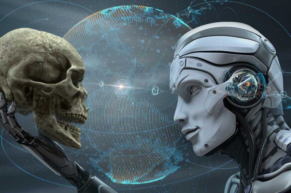 Robot Carring The Human Skull- Elon Musk Raises Question On Ai Safety I Itmunch