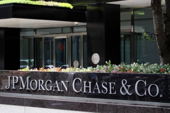 Jp Morgan Chase &Amp; Co Written On A Wall I Itmunch