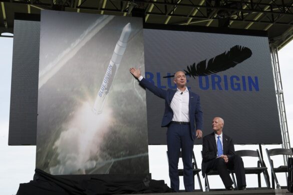 Jeff Bezos Launching The Blue Origin I Itmunch