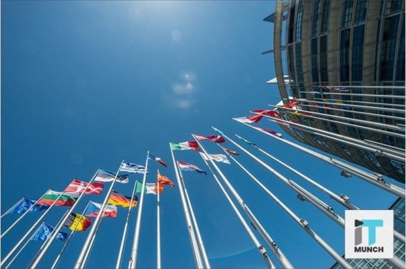 European Union countries flags- It has recently announced to draft ethical rules for AI I iTMunch