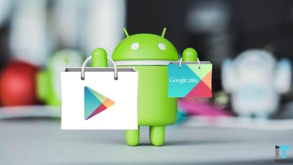 Android Dummy Carrying Play Store Logo I Itmunch
