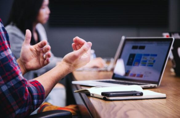 Employees Using A Hr Software