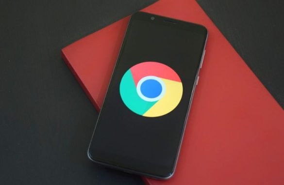 Google chrome application on a phone