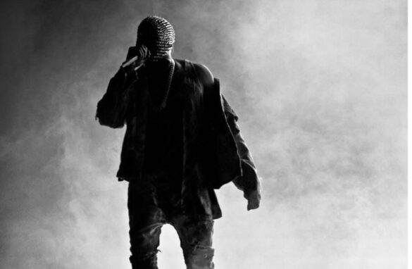 Kanye West Performing On Stage