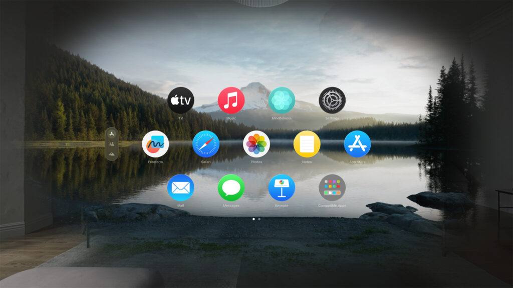 Apple Vision Pro: A Revolutionary Leap Into Spatial Computing 1 Apple Vision Pro Entertainment App Store Environments Mount Hood