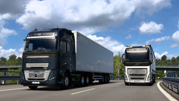 Two Volvo Trucks