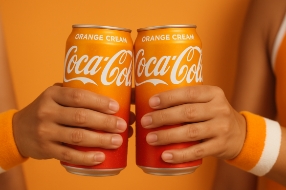 Coca-Cola Orange Cream Cans