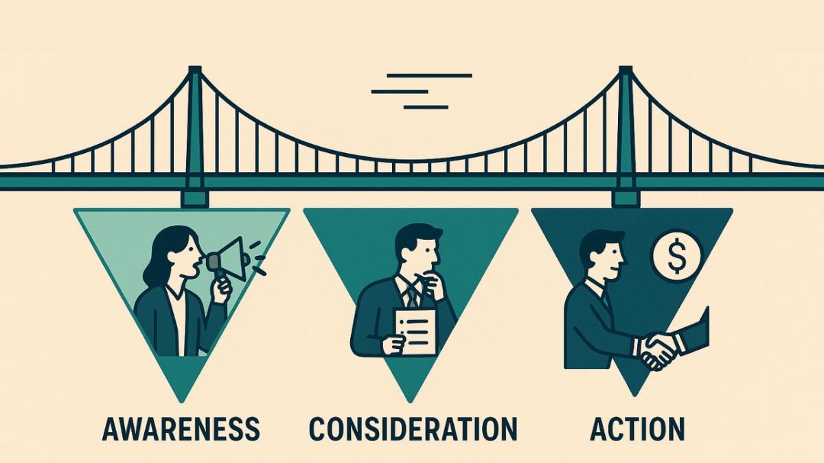 Crafting Content That Converts: Building Bridges from Awareness to Action in B2B Funnels