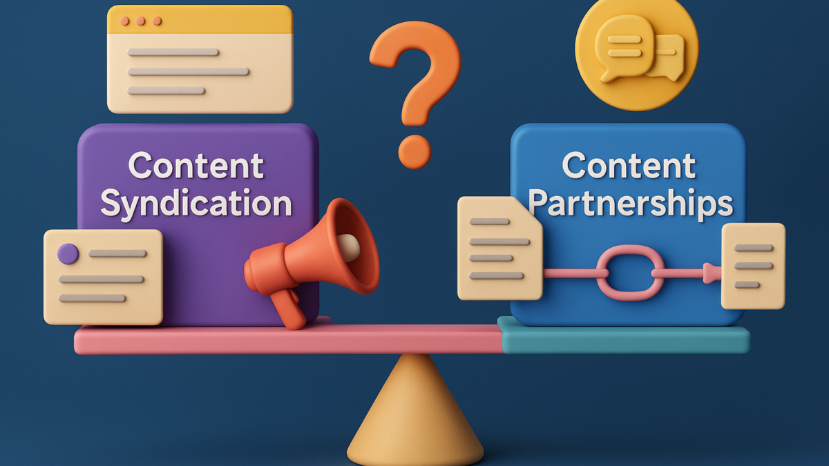 Content Syndication vs. Content Partnerships: Where Should B2B Marketers Invest?