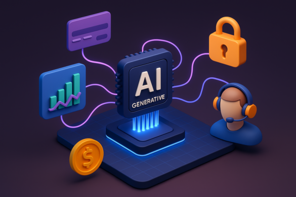Generative Ai And Fintech: How Smart Models Are Reshaping Credit, Fraud &Amp; Customer Experience In 2025 1 20251022 1335 Ai Transforming Fintech Simple Compose 01K85F59Hwf1M9Dyrbfk0Kjexd