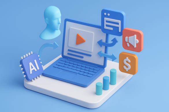 Ai-Infused Content Syndication Funnel Showing Transition From Content Distribution To B2B Demand Creation