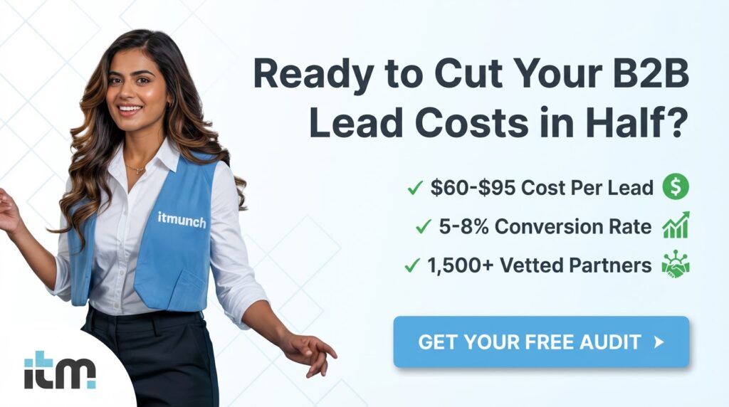 B2B Lead Cost Reduction Advertisement