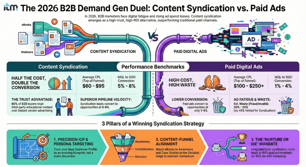 - The 2026 B2B Demand Gen Duel: Content Syndication Vs. Paid Ads