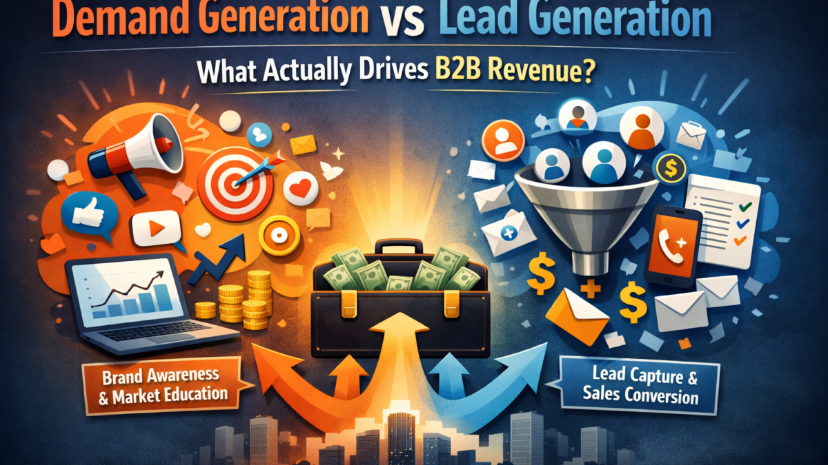 Demand Generation vs Lead Generation: What Actually Drives B2B Revenue?