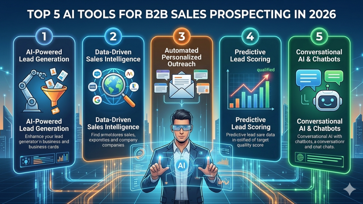 Top 5 AI Tools for B2B Sales Prospecting in 2026