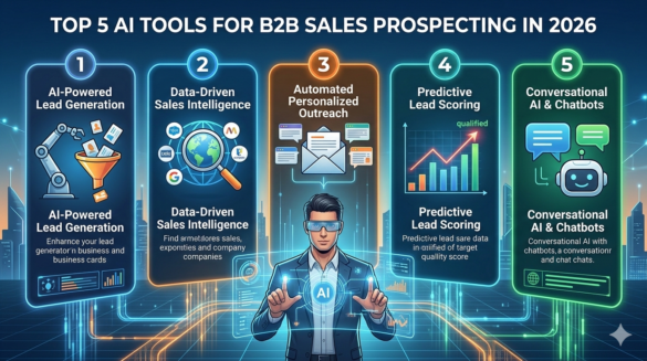 Ai Tools For B2B Sales Prospecting Showing Signal Detection, Engagement Workflows, And Outbound Automation