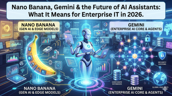 Illustration Of Nano Banana And Gemini Powering Next-Gen Enterprise Applications In 2026