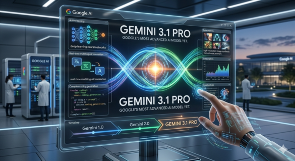 Google Gemini 3.1 Pro Ai Model Showing Advanced Reasoning And Multimodal Capabilities