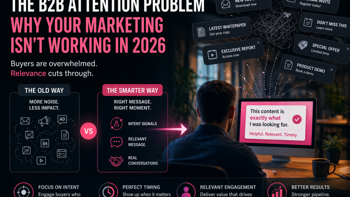 The B2B Attention Crisis: Why Your Buyers Are Ignoring You (And What to Do About It)