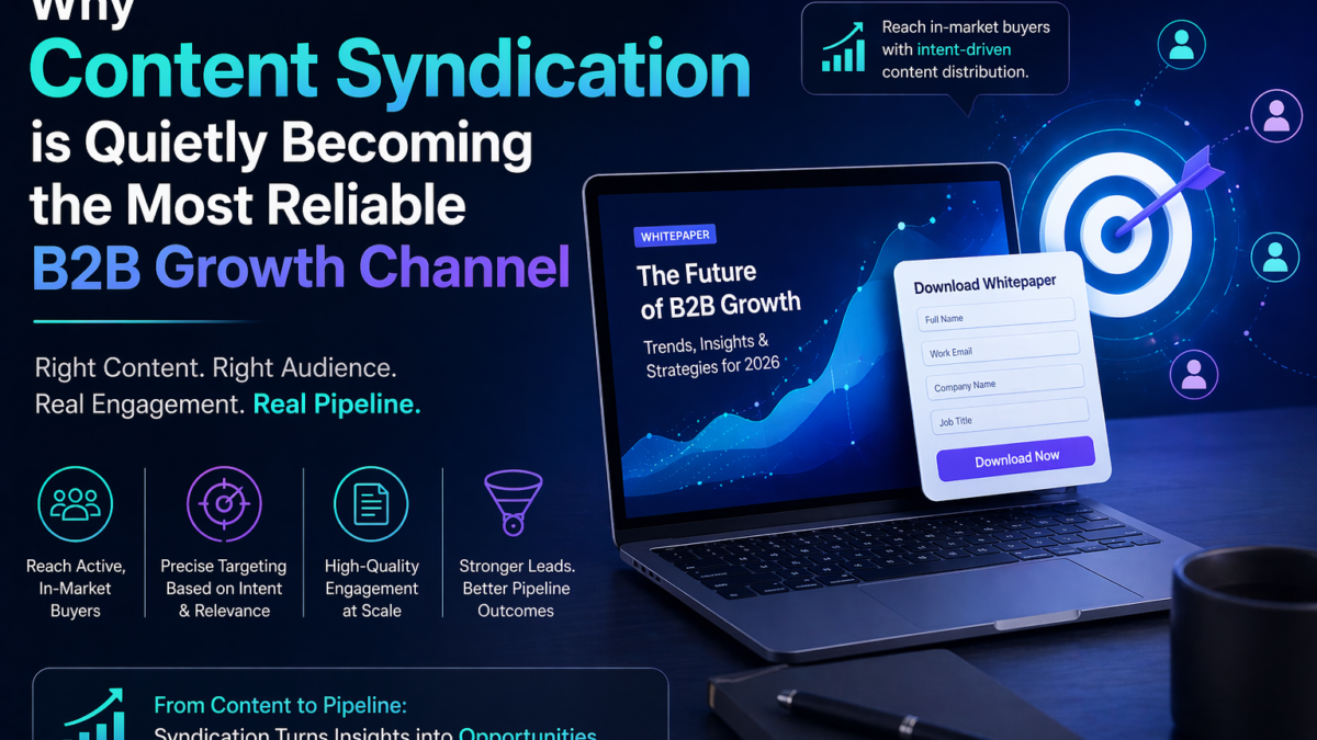 Why Content Syndication is Quietly Becoming the Most Reliable B2B Growth Channel