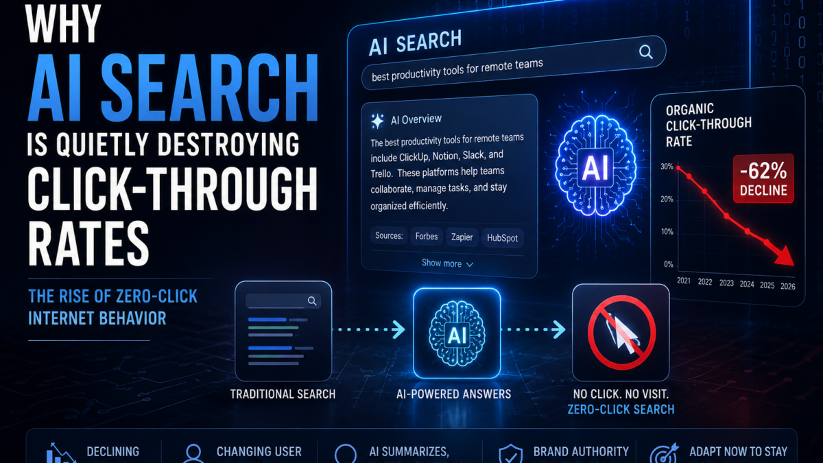 Why AI Search Is Quietly Destroying Click-Through Rates
