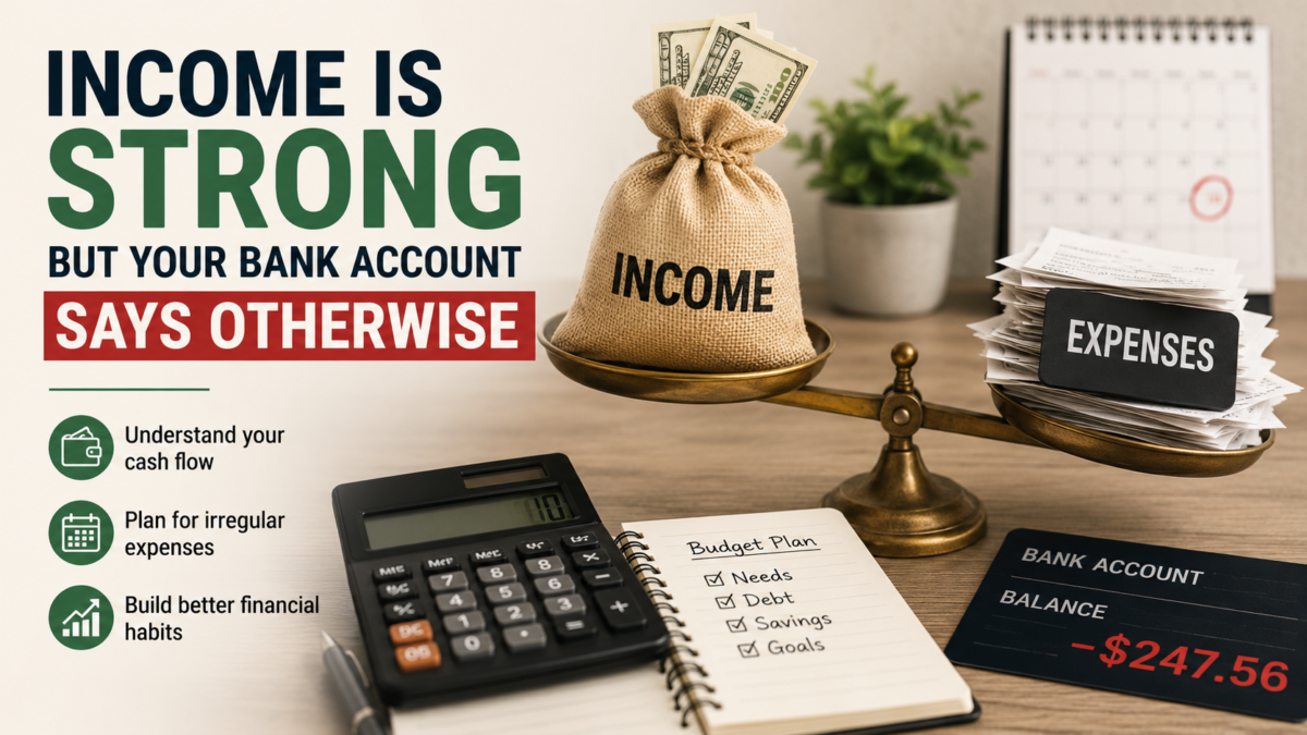 Income Is Strong but Your Bank Account Says Otherwise