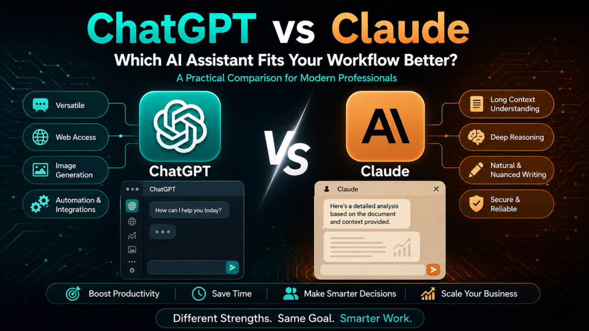 ChatGPT vs Claude in 2026: Which AI Assistant Fits Your Workflow Better?