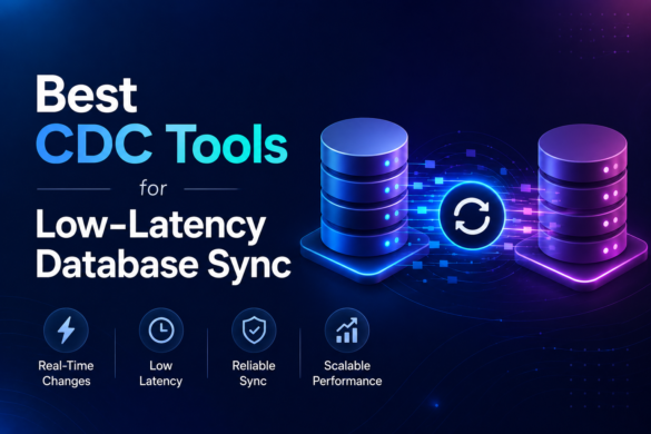 Illustration Of Modern Cdc Tools Enabling Real-Time Low-Latency Database Synchronization Across Cloud Systems And Enterprise Platforms
