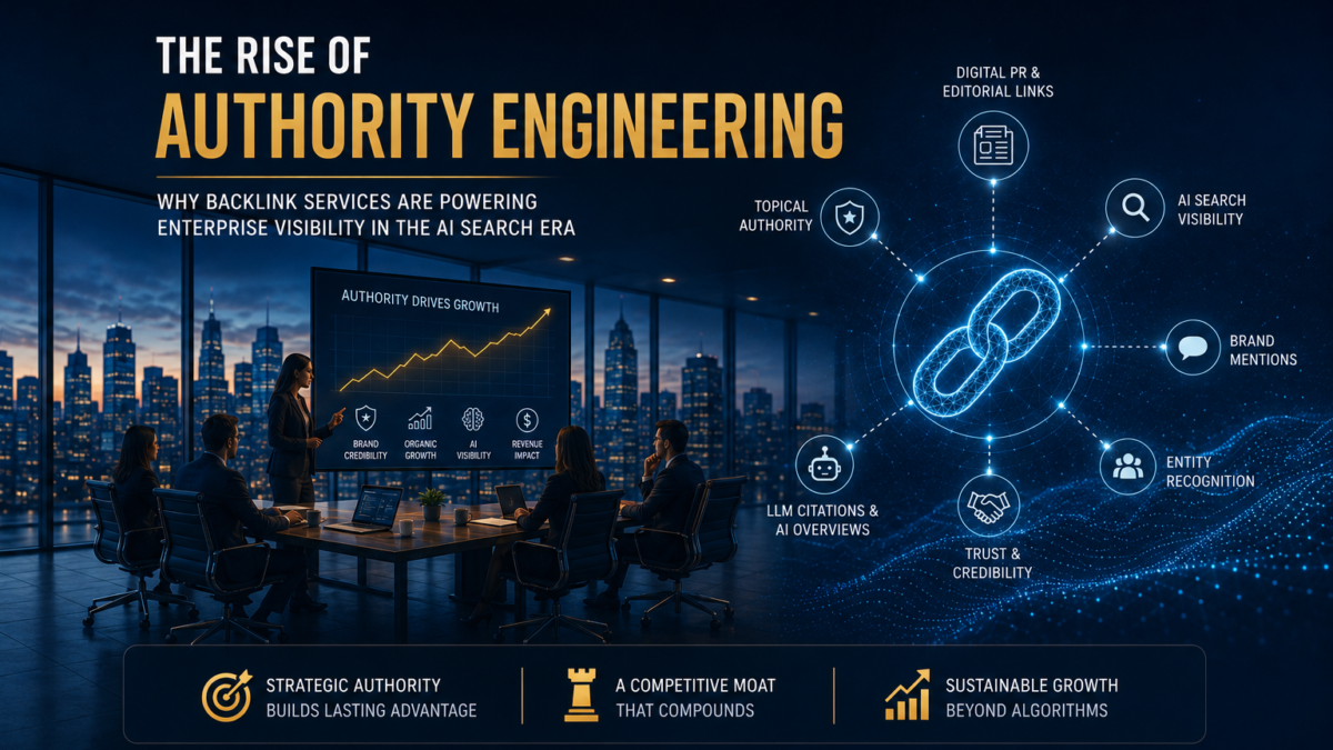The Rise of Authority Engineering: Why Backlink Services Are Becoming a Boardroom Conversation