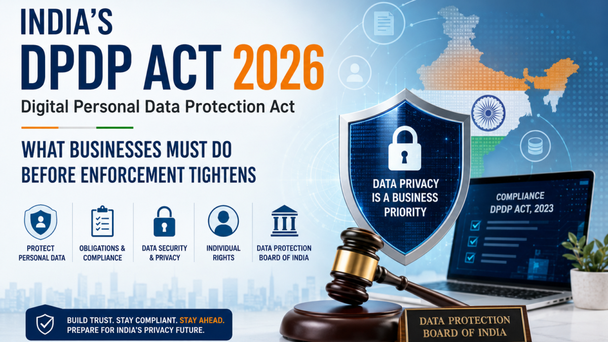 India’s Digital Personal Data Protection Act, 2023 in 2026: What Businesses Must Do Now Before Enforcement Tightens