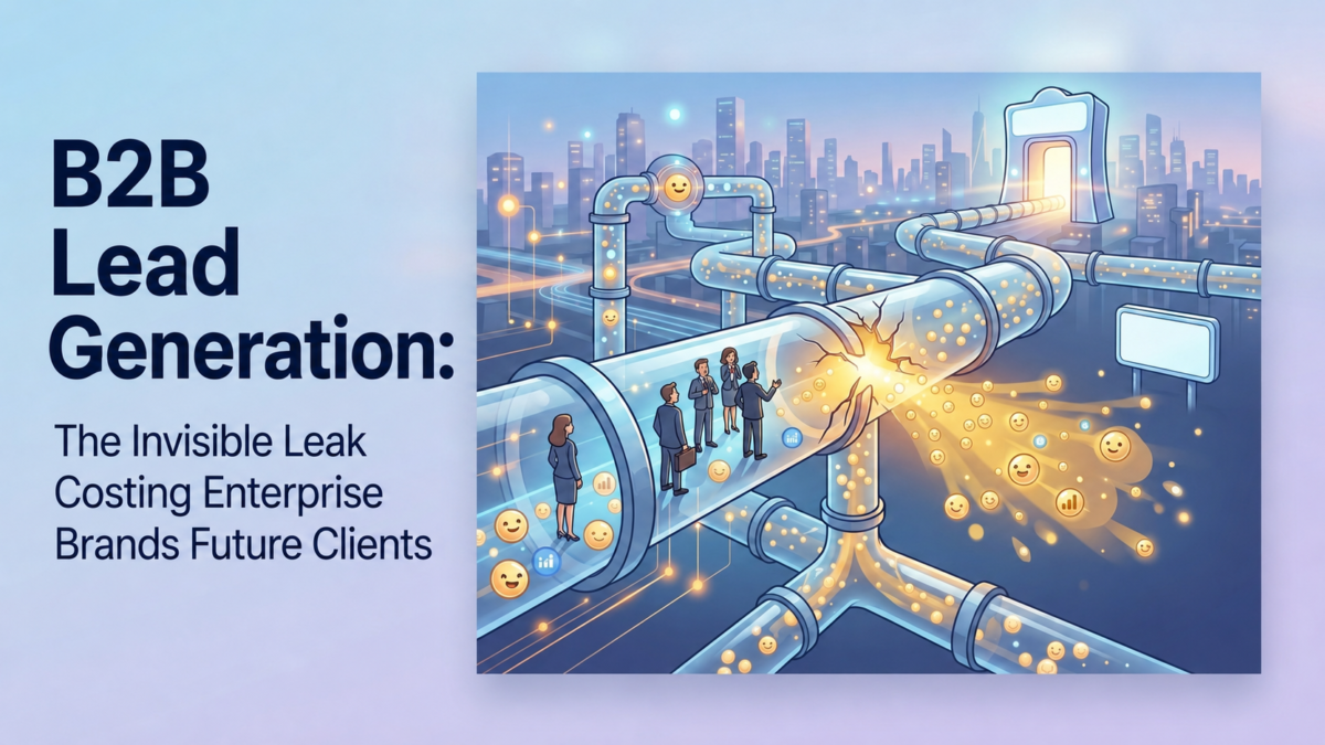 B2B Lead Generation: The Invisible Leak Costing Enterprise Brands Future Clients