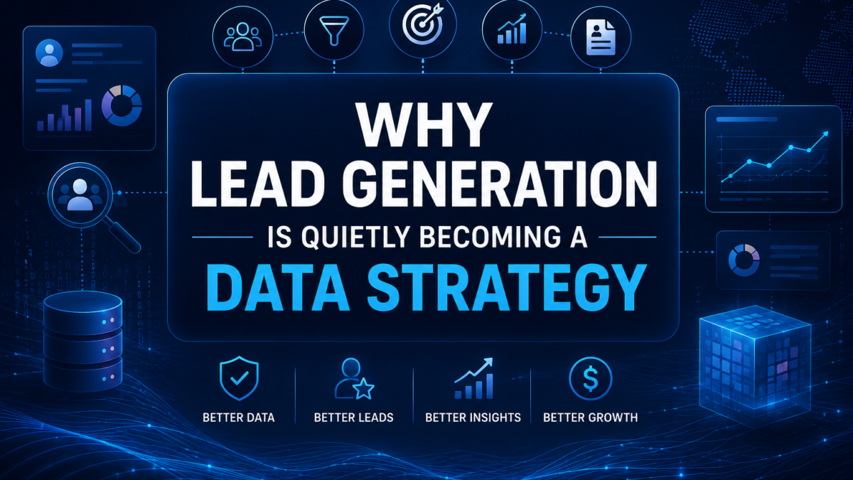 Why Lead Generation Is Quietly Becoming a Data Strategy
