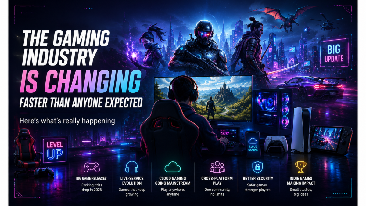 The Gaming Industry Is Changing Faster Than Anyone Expected: Here’s What’s Really Happening
