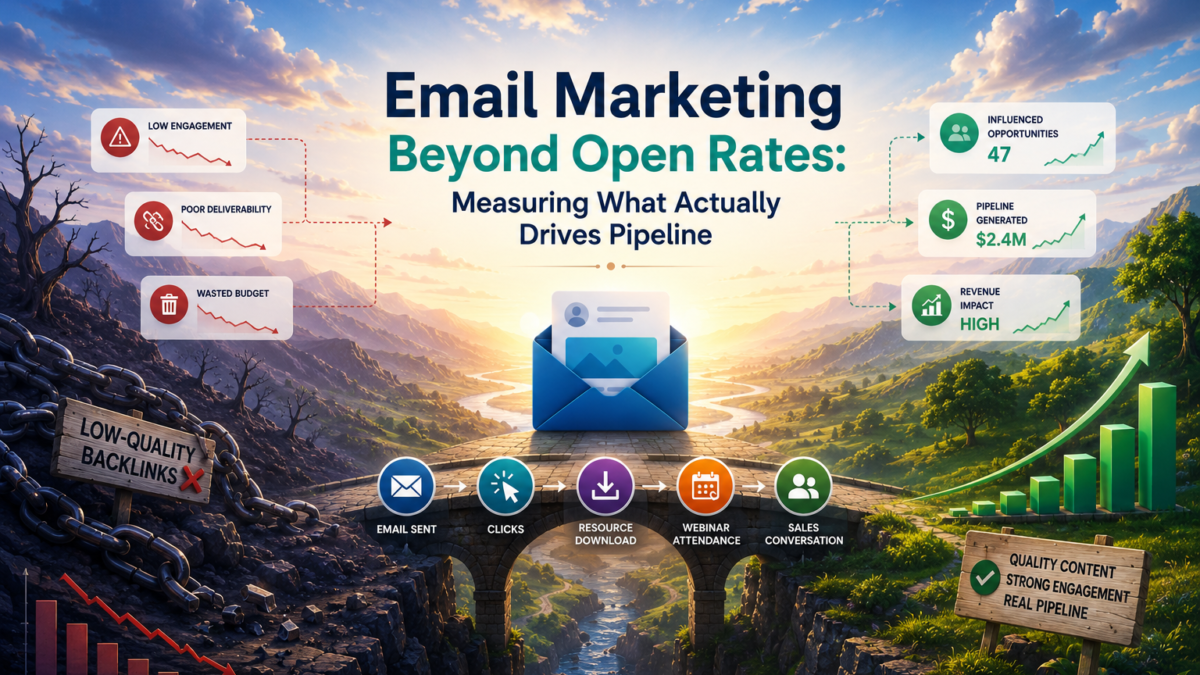 Email Marketing Beyond Open Rates: Measuring What Actually Drives Pipeline