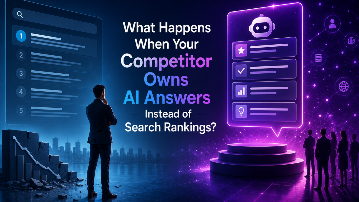 What Happens When Your Competitor Owns AI Answers Instead of Search Rankings?