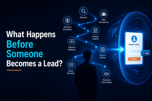 What Happens Before Someone Becomes A Lead? 2 B2B Lead Generation Buyer Journey From Ai Research To Qualified Lead Conversion.