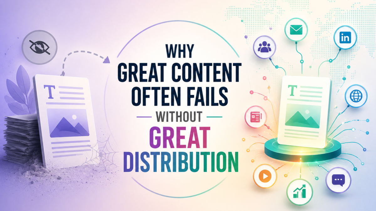 Why Great Content Often Fails Without Great Distribution
