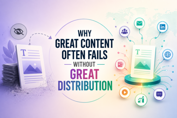 Content Distribution Featured Image With Connected Digital Channels
