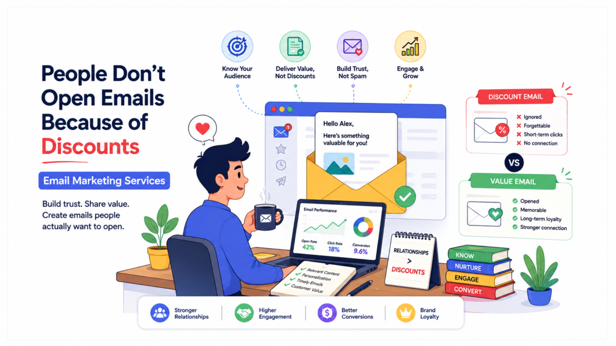 People Don’t Open Emails Because of Discounts: Why Email Marketing Services Must Focus on Trust Instead