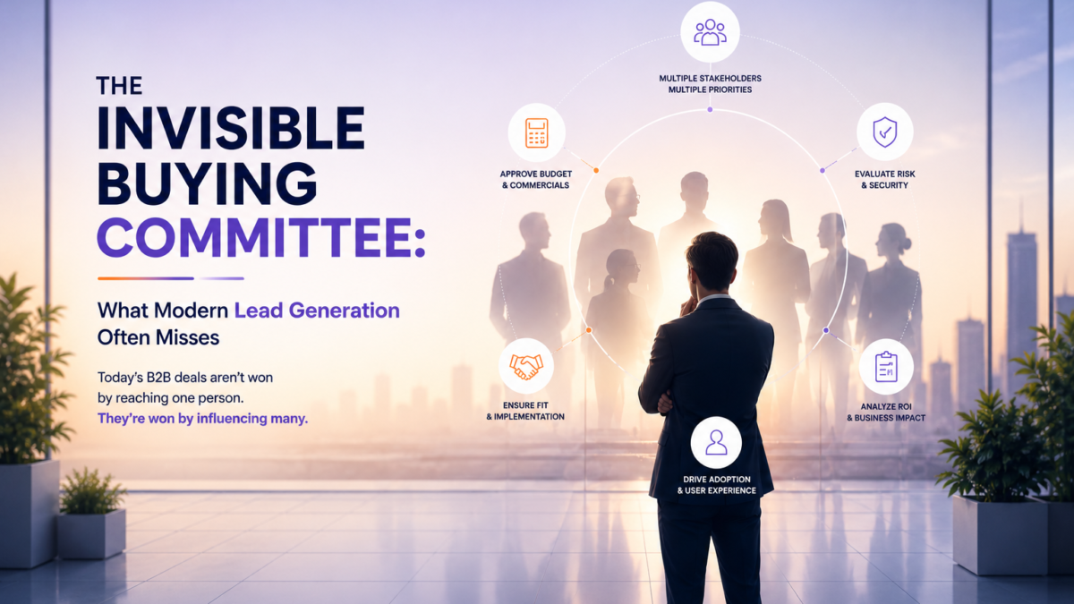The Invisible Buying Committee: What Modern Lead Generation Often Misses