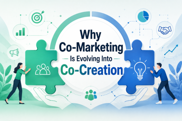 Partner Marketing Collaboration Illustrating The Shift From Co-Marketing To Co-Creation.