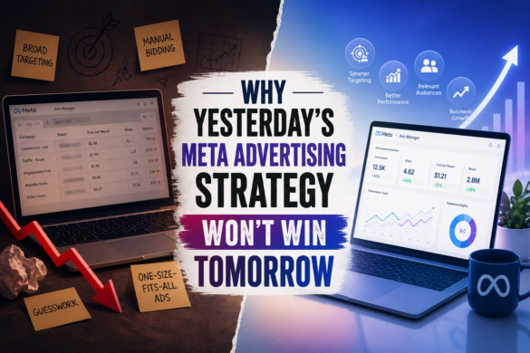 Why Yesterday'S Meta Advertising Strategy Won'T Win Tomorrow 2 Illustration Comparing Yesterday'S And Tomorrow'S Meta Advertising Strategies