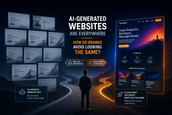 Ai-Generated And Custom Website Development Comparison.