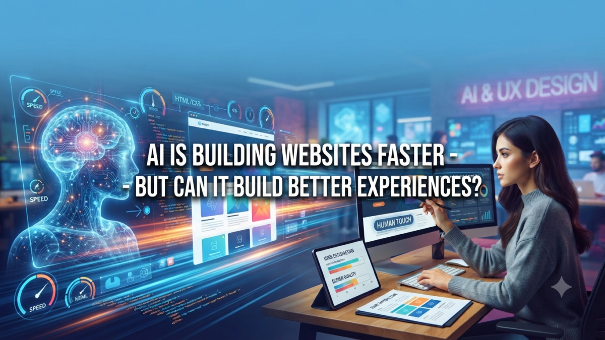 AI Is Building Websites Faster – But Can It Build Better Experiences?