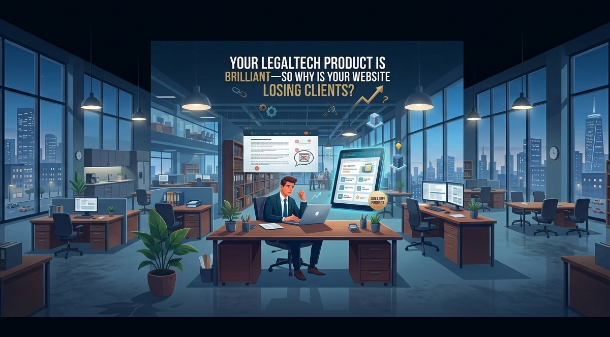 Your LegalTech Product Is Brilliant—So Why Is Your Website Losing Clients?