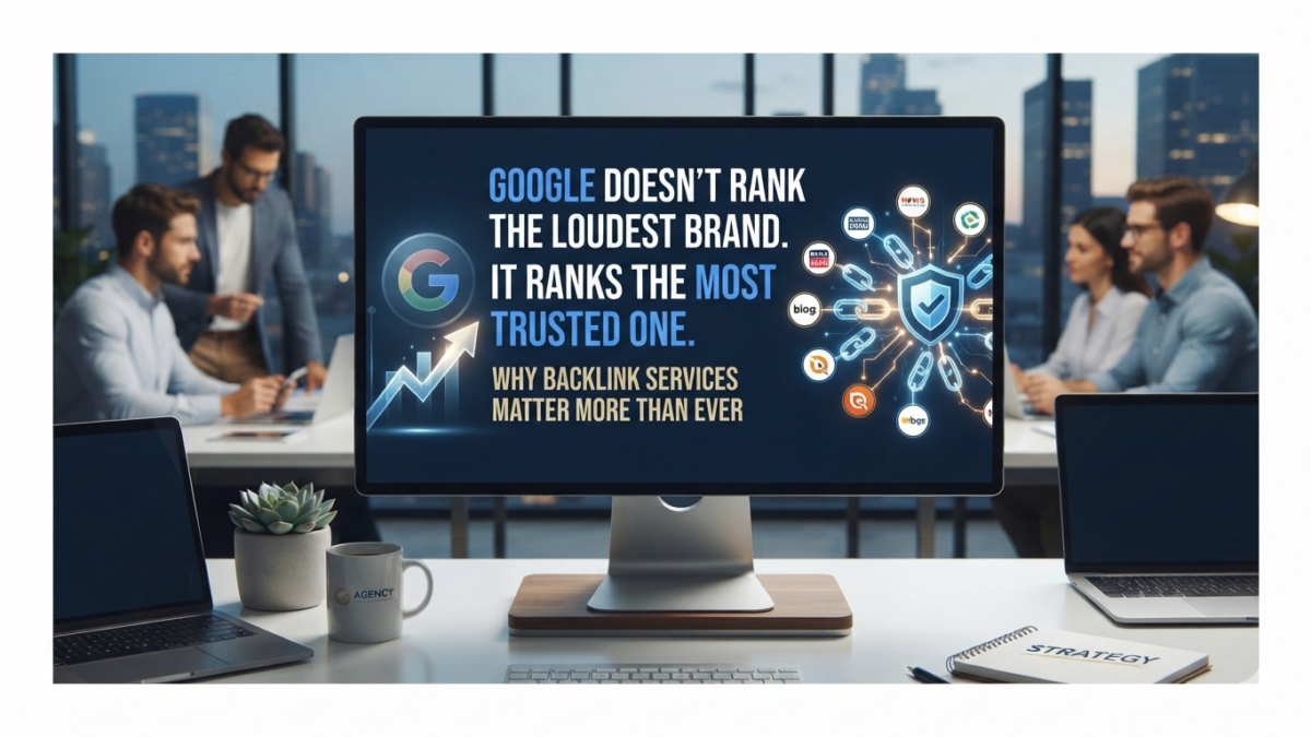Google Doesn’t Rank the Loudest Brand. It Ranks the Most Trusted One: Why Backlink Services Matter More Than Ever